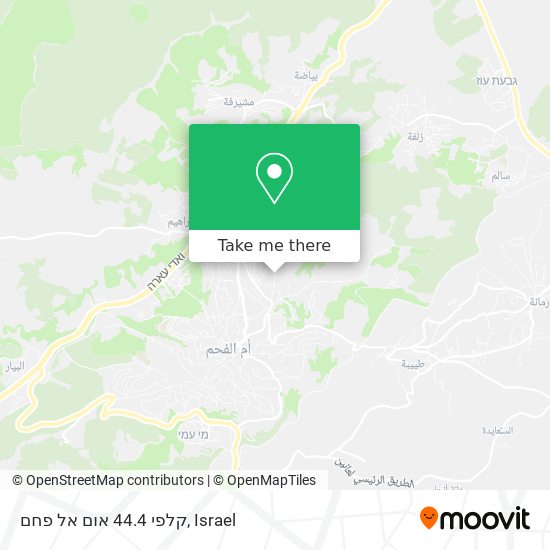 קלפי 44.4 אום אל פחם map