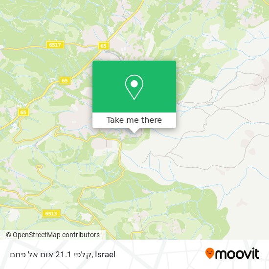 קלפי 21.1 אום אל פחם map