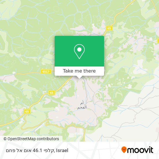 קלפי 46.1 אום אל פחם map