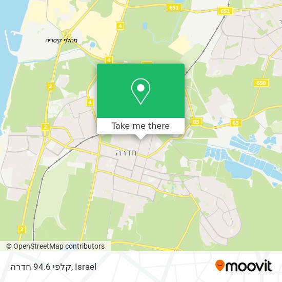 קלפי 94.6 חדרה map