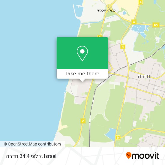 קלפי 34.4 חדרה map