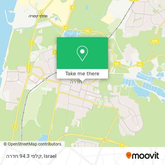 קלפי 94.3 חדרה map