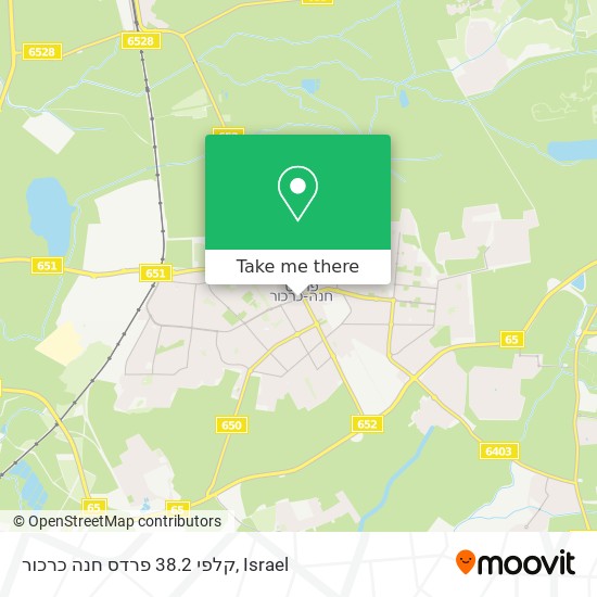 קלפי 38.2 פרדס חנה כרכור map