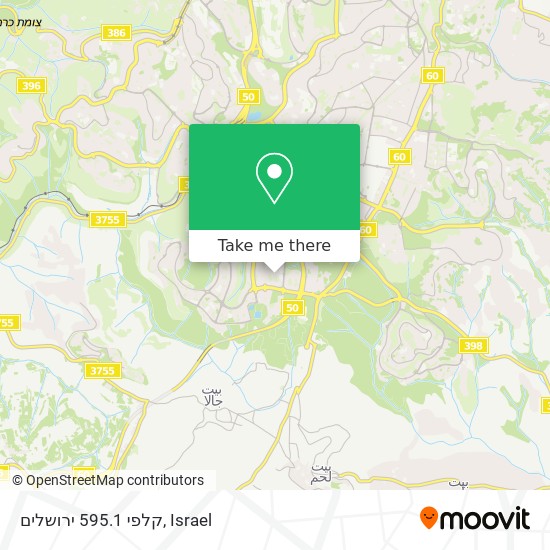קלפי 595.1 ירושלים map