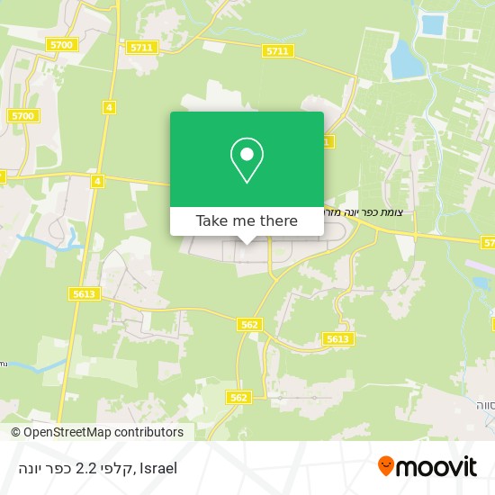 קלפי 2.2 כפר יונה map