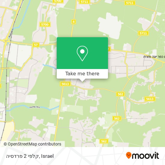 קלפי 2 פרדסיה map