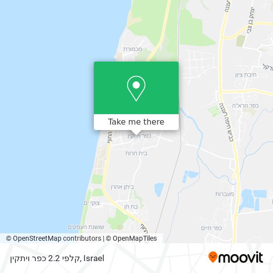 קלפי 2.2 כפר ויתקין map