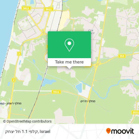 קלפי 1.1 תל יצחק map