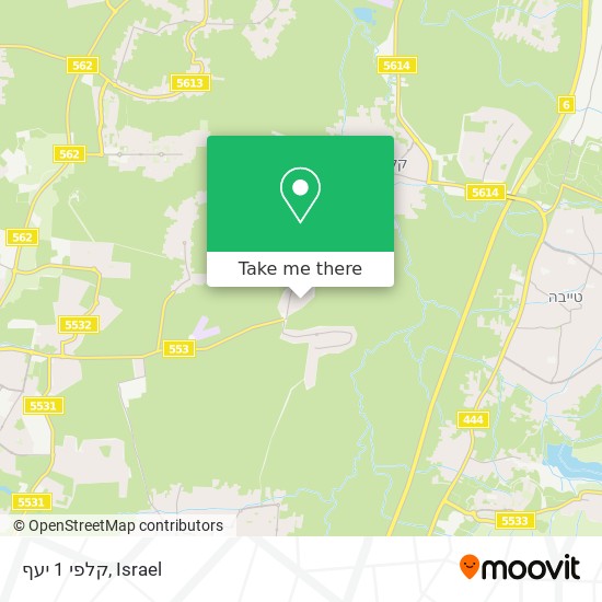 קלפי 1 יעף map