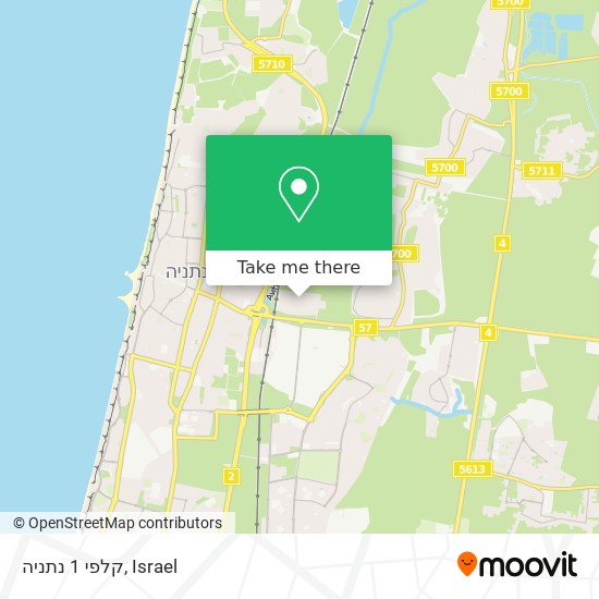 קלפי 1 נתניה map