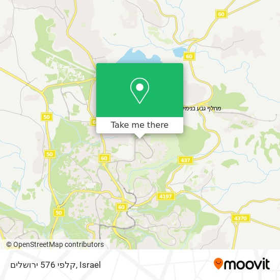 Карта קלפי 576 ירושלים