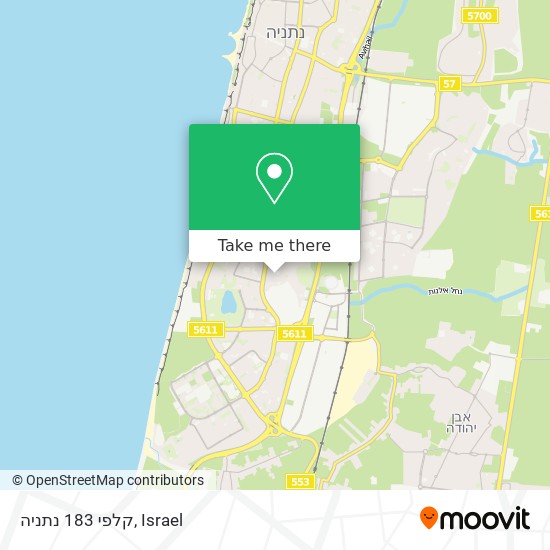 קלפי 183 נתניה map