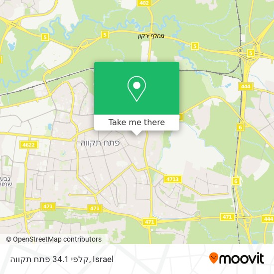 קלפי 34.1 פתח תקווה map