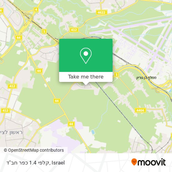 קלפי 1.4 כפר חב''ד map