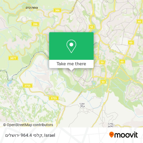 Карта קלפי 964.4 ירושלים