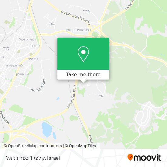 Карта קלפי 1 כפר דניאל