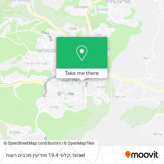 קלפי 19.4 מודיעין מכבים רעות map