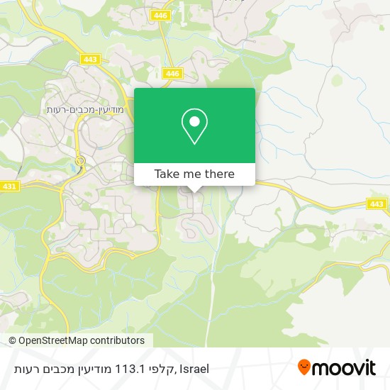 קלפי 113.1 מודיעין מכבים רעות map