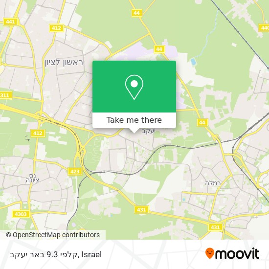 קלפי 9.3 באר יעקב map