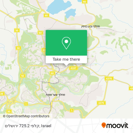 קלפי 725.2 ירושלים map