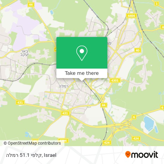 קלפי 51.1 רמלה map