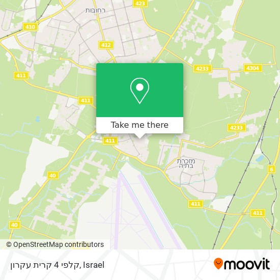 קלפי 4 קרית עקרון map