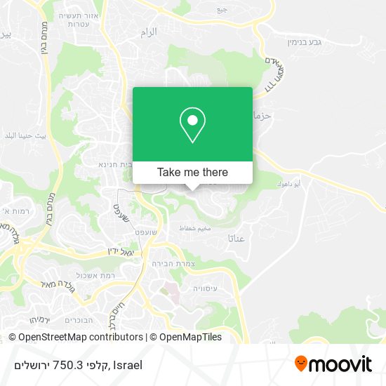 Карта קלפי 750.3 ירושלים
