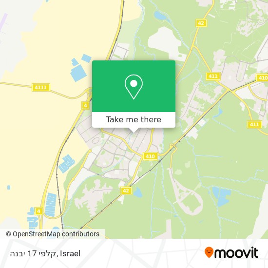 קלפי 17 יבנה map