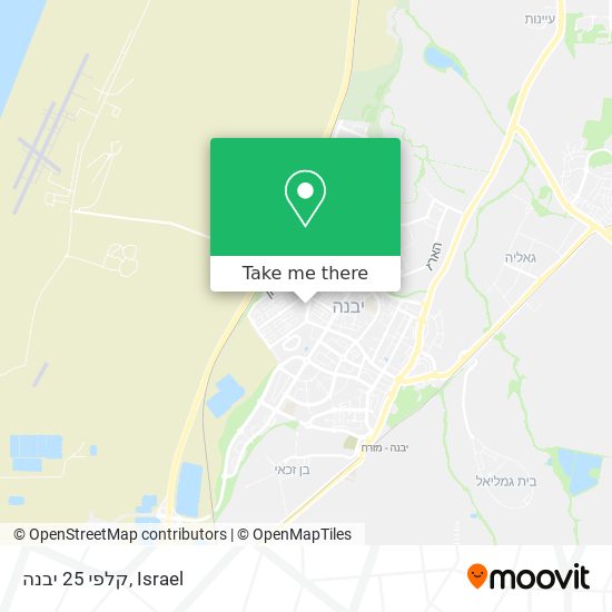 קלפי 25 יבנה map