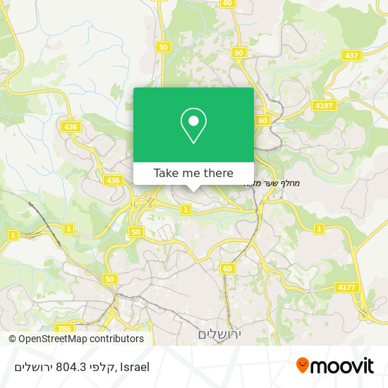 קלפי 804.3 ירושלים map