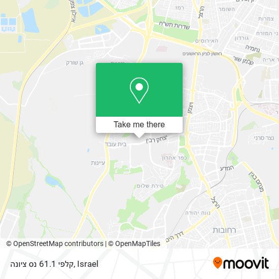 קלפי 61.1 נס ציונה map