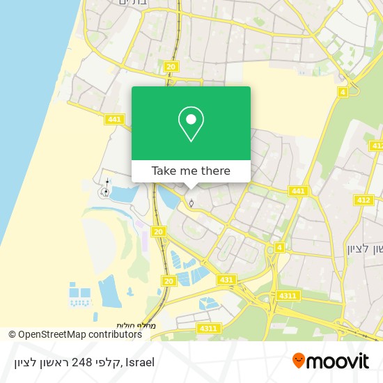 קלפי 248 ראשון לציון map