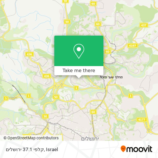 קלפי 37.1 ירושלים map