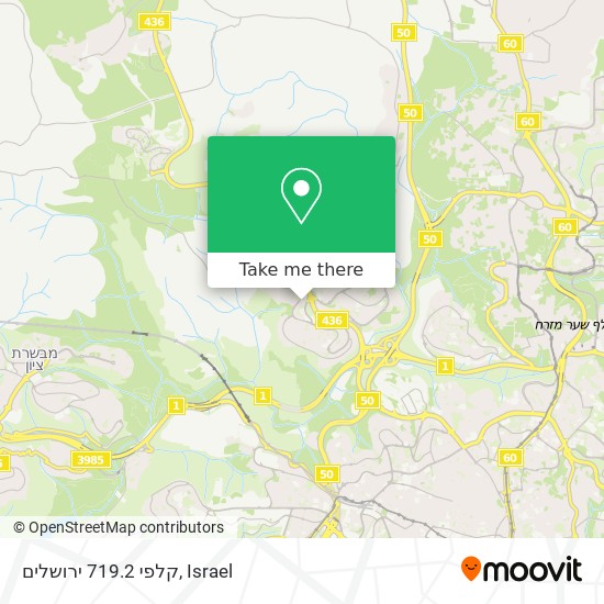 קלפי 719.2 ירושלים map