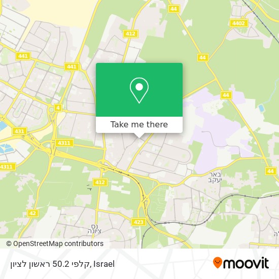 קלפי 50.2 ראשון לציון map