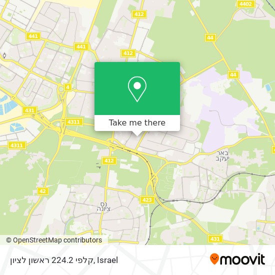 קלפי 224.2 ראשון לציון map