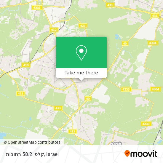 קלפי 58.2 רחובות map