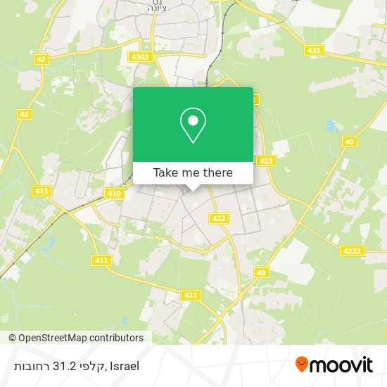 קלפי 31.2 רחובות map