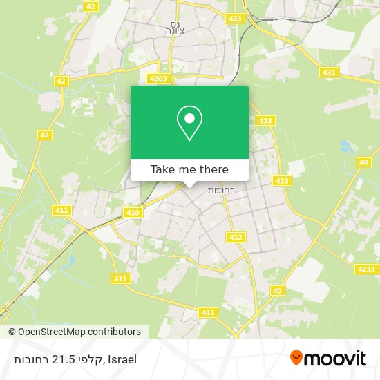 קלפי 21.5 רחובות map