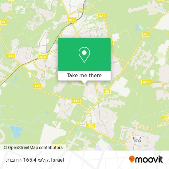 קלפי 165.4 רחובות map