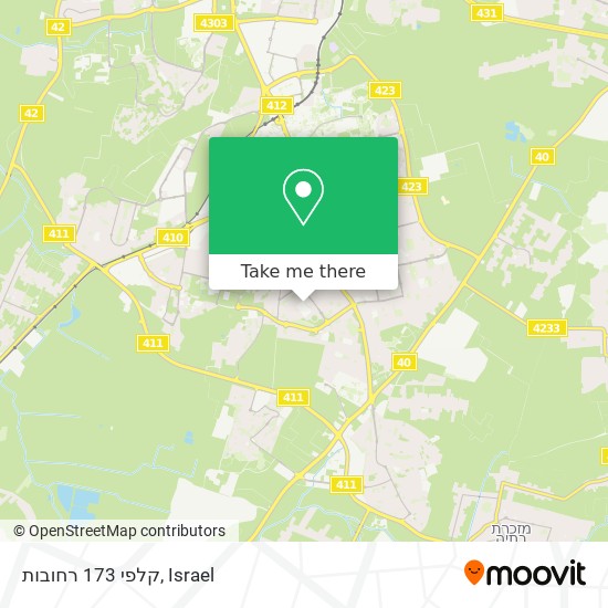 קלפי 173 רחובות map