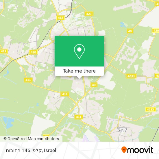 קלפי 146 רחובות map