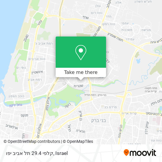 Карта קלפי 29.4 תל אביב יפו