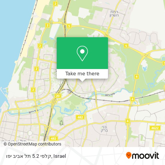 קלפי 5.2 תל אביב יפו map