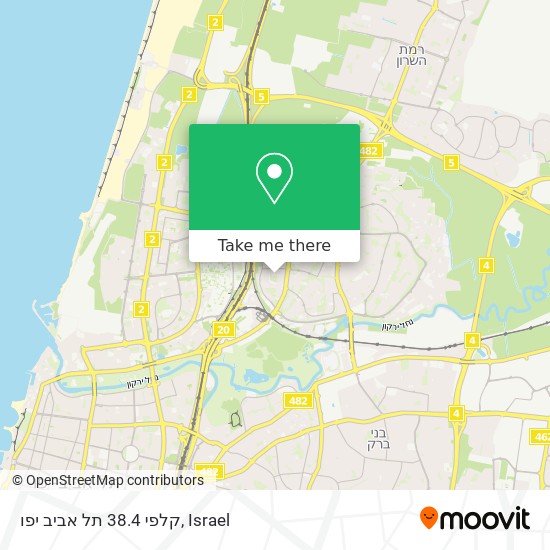 Карта קלפי 38.4 תל אביב יפו