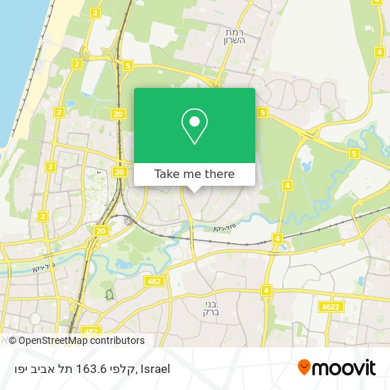 קלפי 163.6 תל אביב יפו map