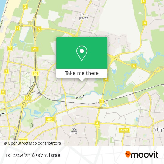 קלפי 8 תל אביב יפו map