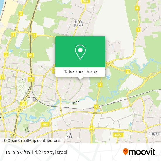 Карта קלפי 14.2 תל אביב יפו