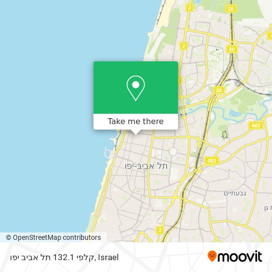 קלפי 132.1 תל אביב יפו map