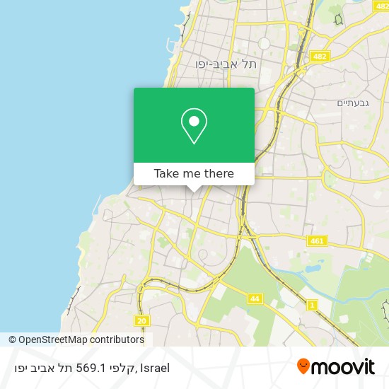 קלפי 569.1 תל אביב יפו map